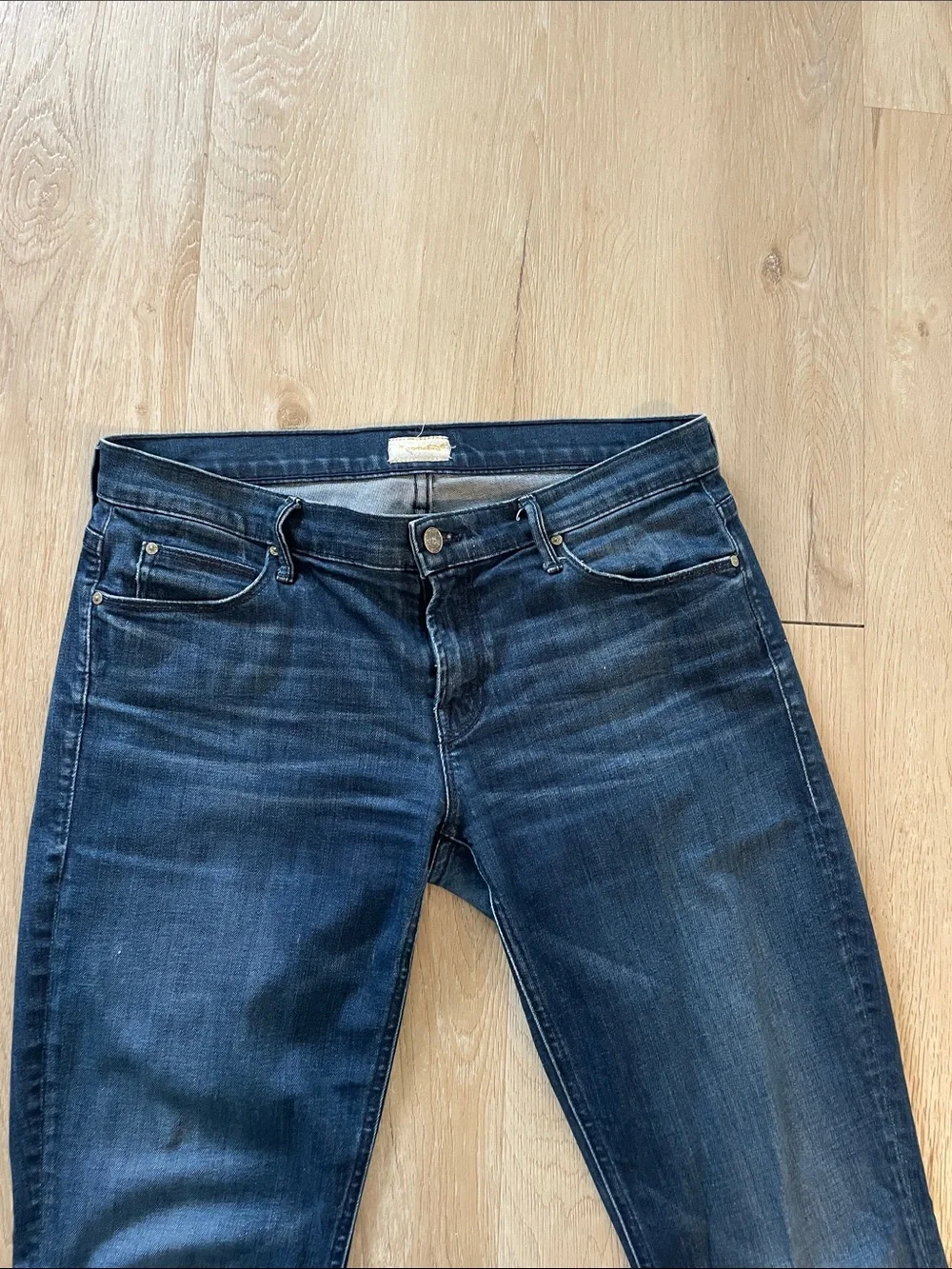 MOTHER Dark Blue Flare Jeans